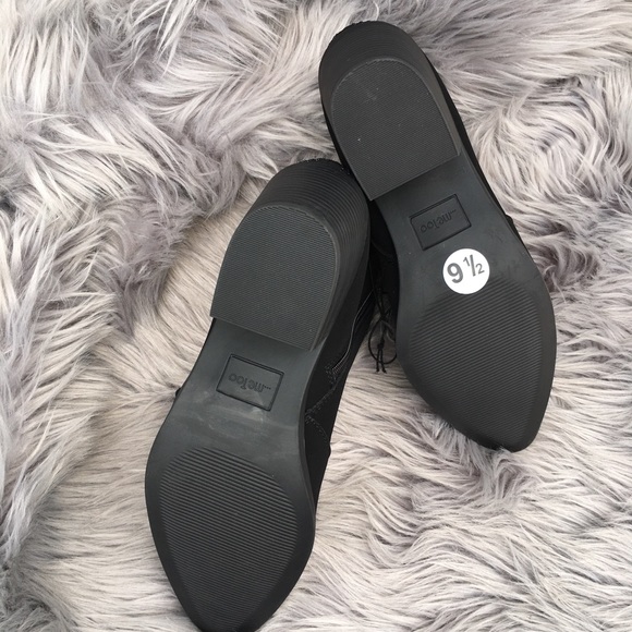 ...me too Black Rhinestone Back Heeled Boots - Picture 2 of 6